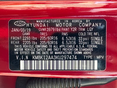 2019 Hyundai Kona SE