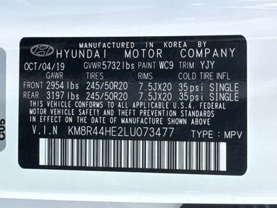 2020 Hyundai Palisade SEL