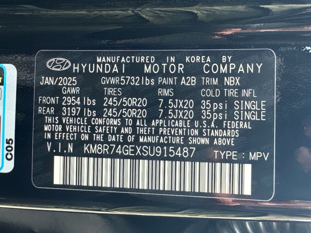 2025 Hyundai Palisade Calligraphy