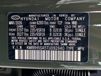 2026 Hyundai Palisade Hybrid Blue SEL Premium 7 Passenger