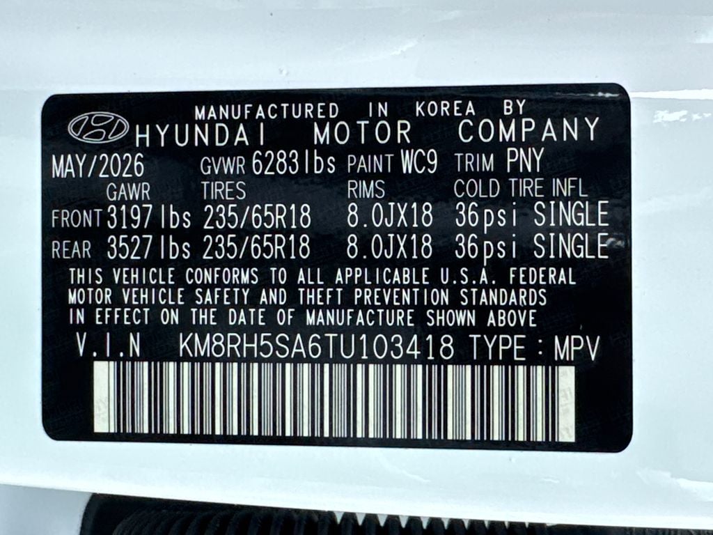 2026 Hyundai Palisade Hybrid Blue SEL Premium 8 Passenger