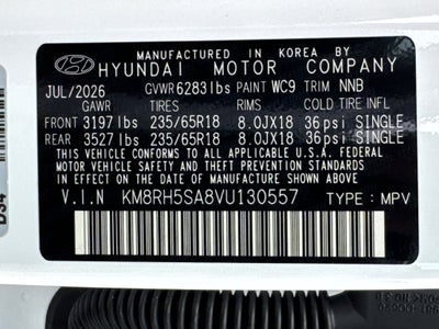 2027 Hyundai Palisade Hybrid Blue SEL Premium 7 Passenger