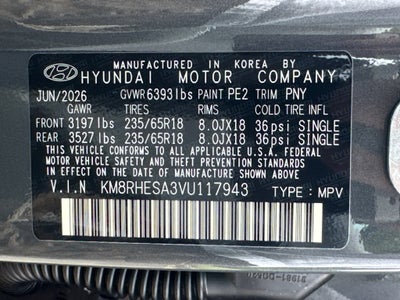 2027 Hyundai Palisade Hybrid SEL Premium 8 Passenger