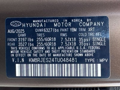 2026 Hyundai Palisade XRT Pro