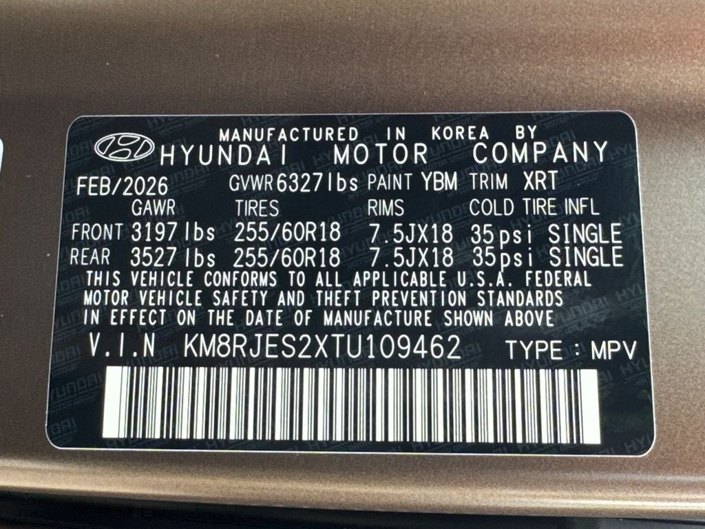 2026 Hyundai Palisade XRT Pro