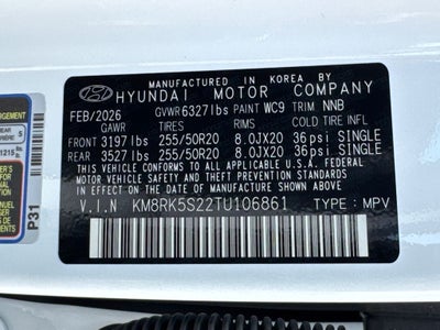 2026 Hyundai Palisade Limited