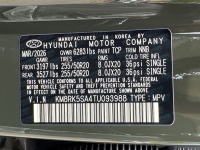 2026 Hyundai Palisade Hybrid Limited