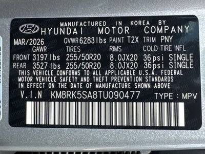 2026 Hyundai Palisade Hybrid Limited