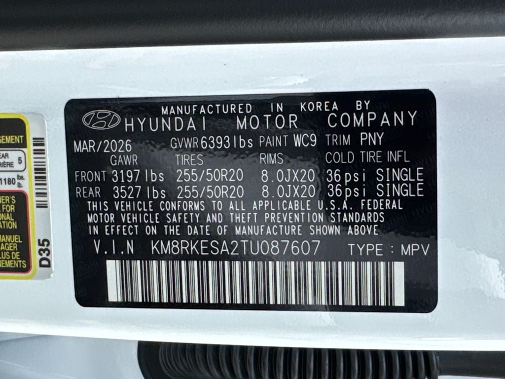 2026 Hyundai Palisade Hybrid Limited