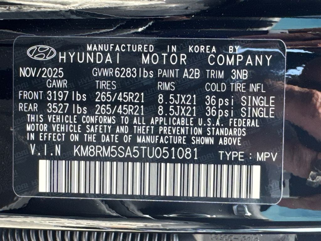 2026 Hyundai Palisade Hybrid Calligraphy