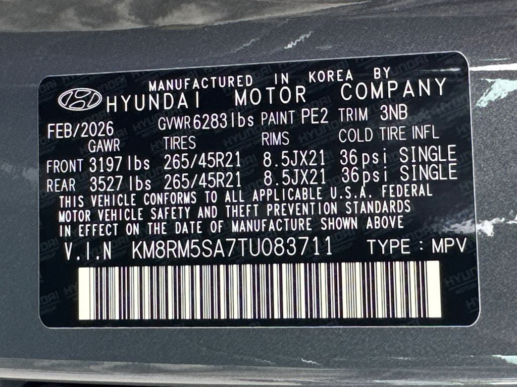 2026 Hyundai Palisade Hybrid Calligraphy