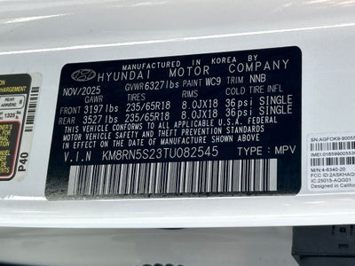 2026 Hyundai Palisade SEL Premium 8 Passenger
