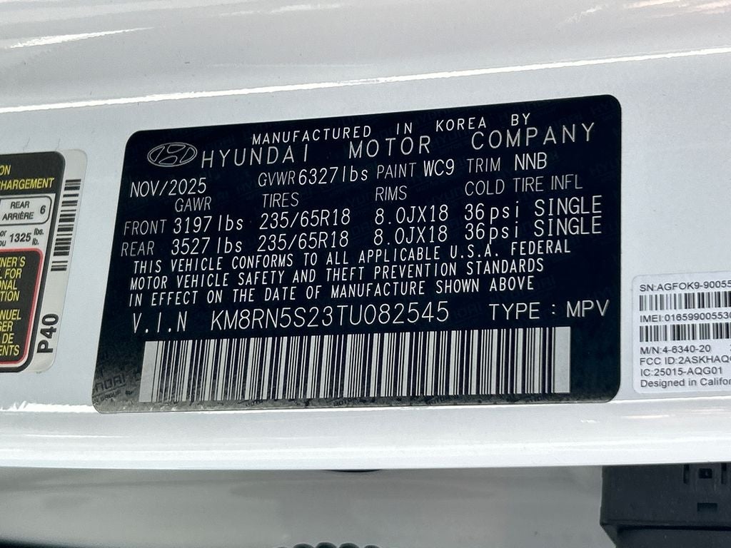 2026 Hyundai Palisade SEL Premium 8 Passenger