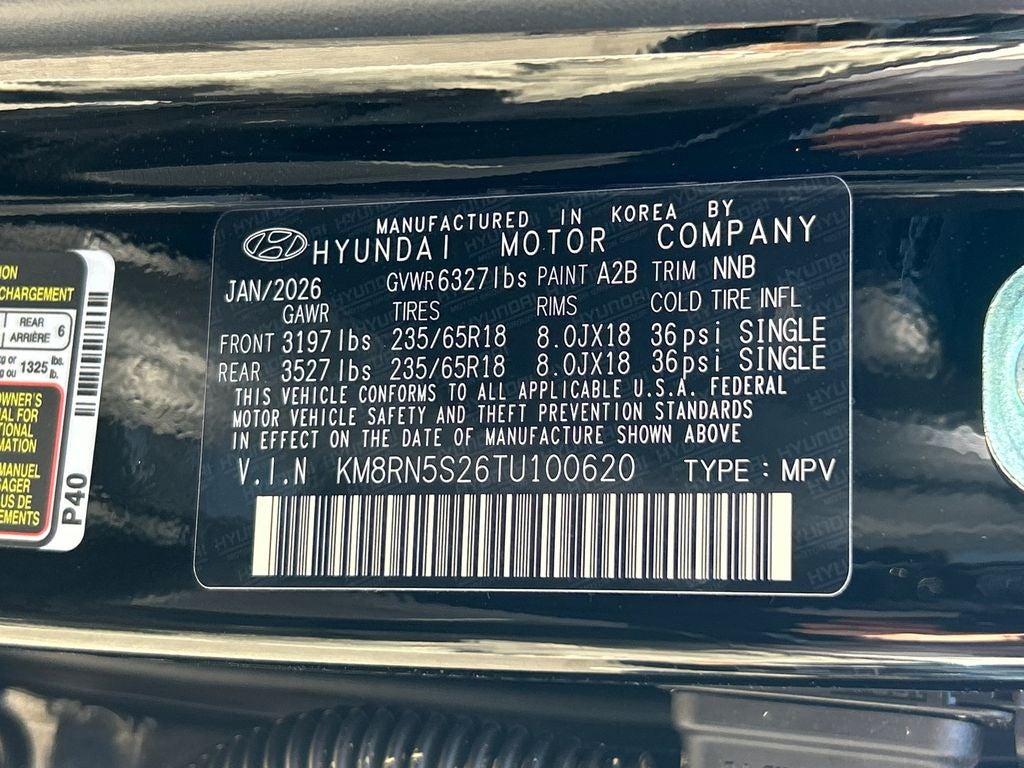 2026 Hyundai Palisade SEL Premium 8 Passenger