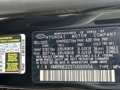 2026 Hyundai Palisade SEL Premium 8 Passenger