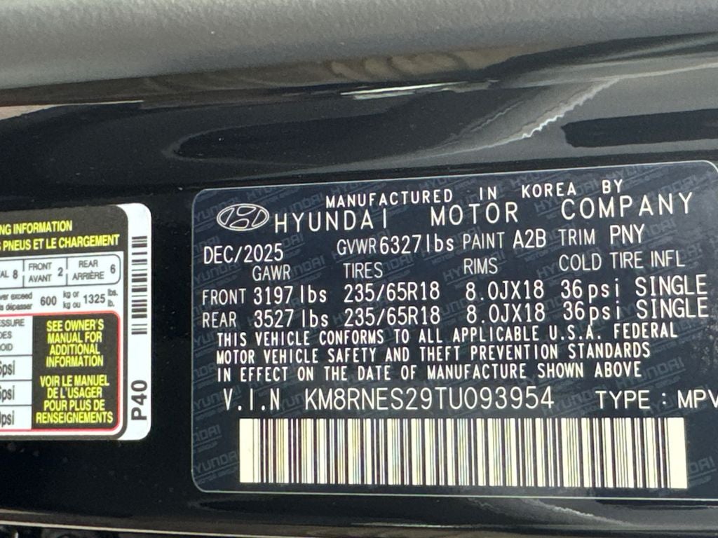 2026 Hyundai Palisade SEL Premium 8 Passenger