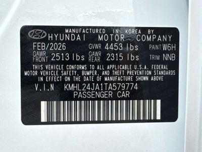 2026 Hyundai Sonata SE