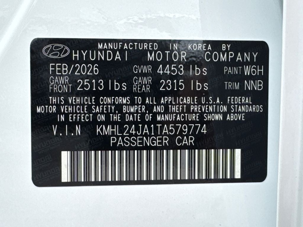 2026 Hyundai Sonata SE