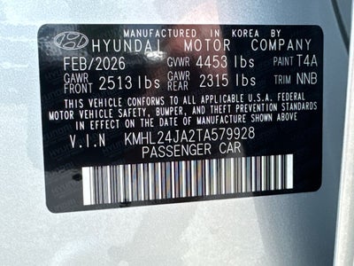 2026 Hyundai Sonata SE