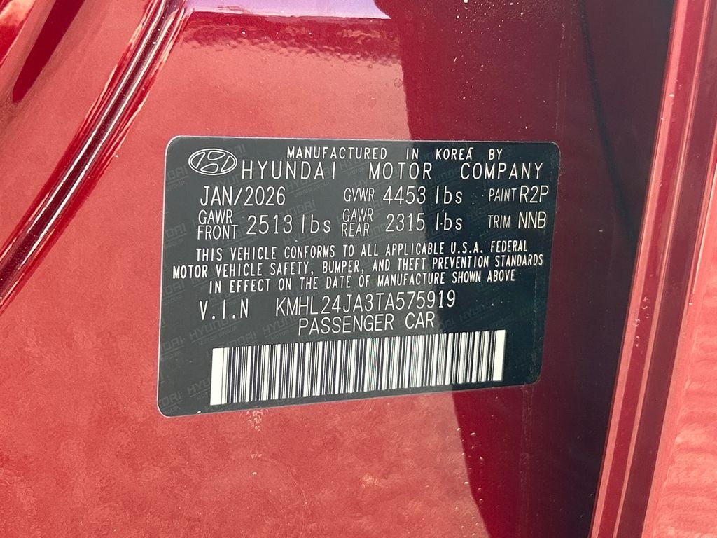 2026 Hyundai Sonata SE