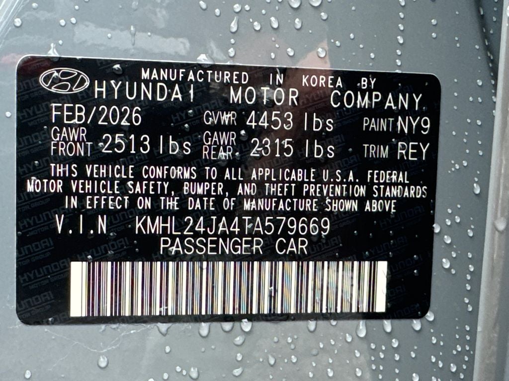 2026 Hyundai Sonata SE