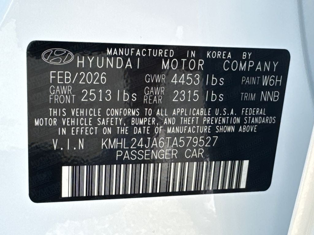 2026 Hyundai Sonata SE