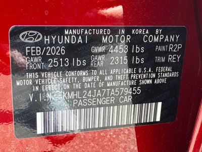 2026 Hyundai Sonata SE