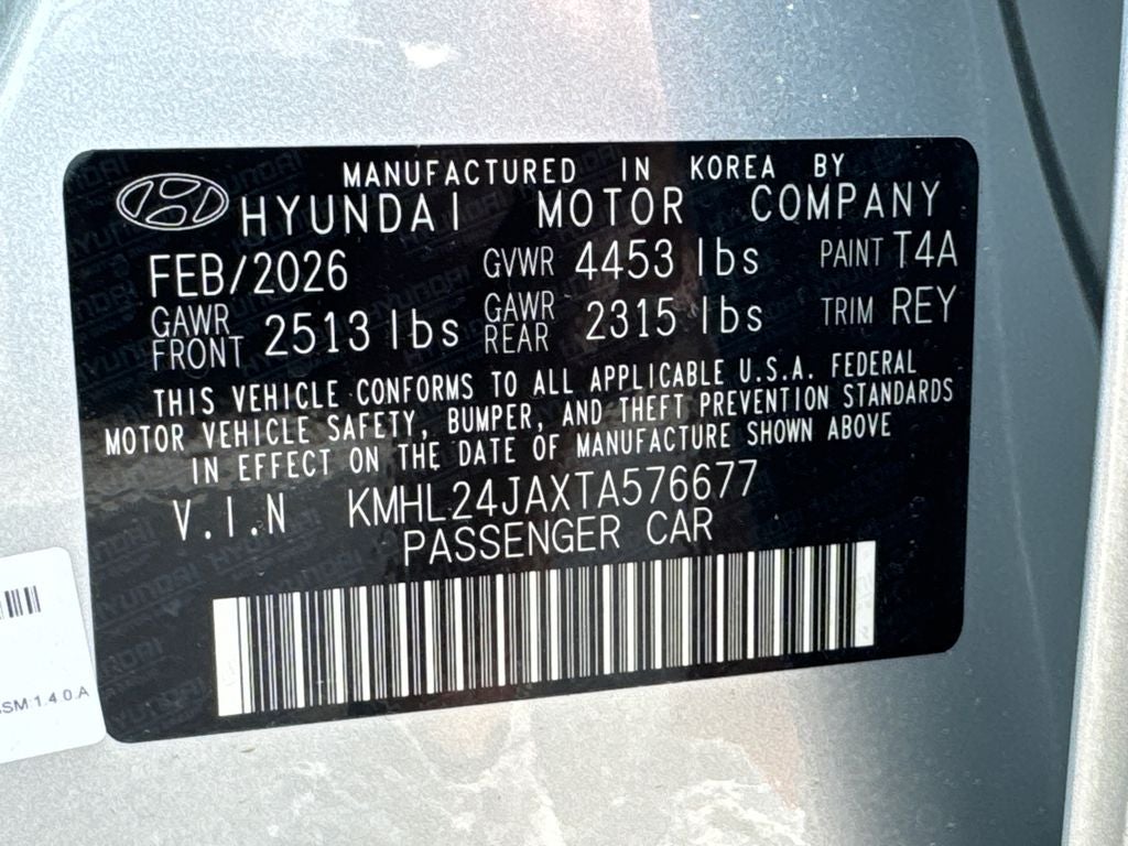 2026 Hyundai Sonata SE
