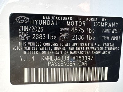 2026 Hyundai Sonata Hybrid SEL