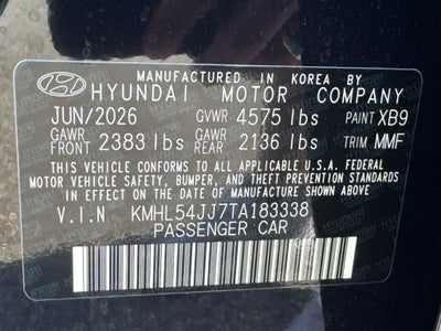 2026 Hyundai Sonata Hybrid Limited