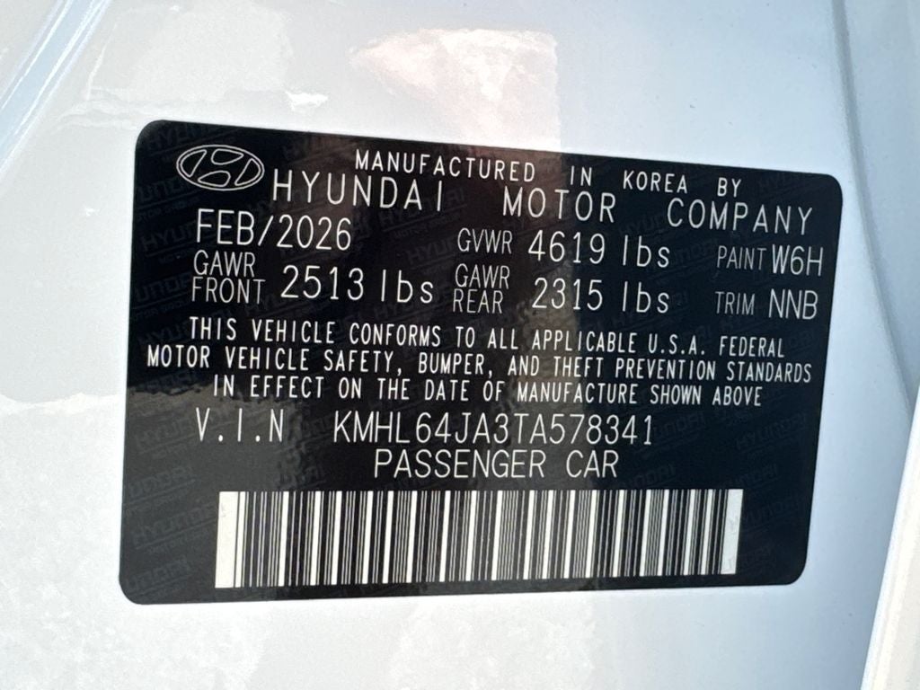 2026 Hyundai Sonata SEL Sport