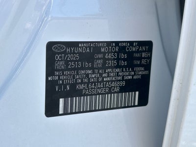 2026 Hyundai Sonata SEL Sport