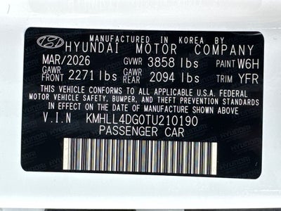 2026 Hyundai Elantra SE