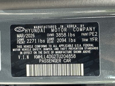 2026 Hyundai Elantra SE