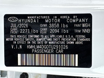 2026 Hyundai Elantra SEL Sport