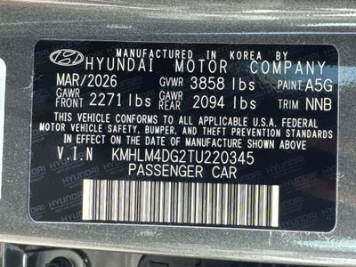2026 Hyundai Elantra SEL Sport