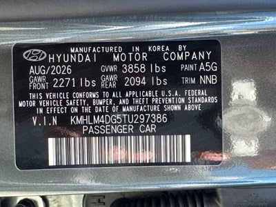 2026 Hyundai Elantra SEL Sport