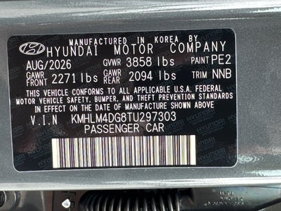 2026 Hyundai Elantra SEL Sport
