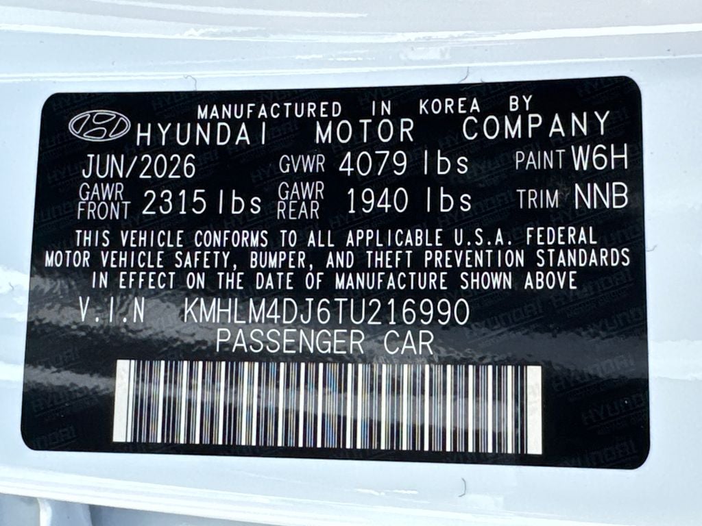 2026 Hyundai Elantra Hybrid Blue