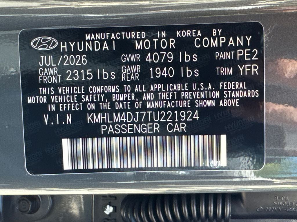 2026 Hyundai Elantra Hybrid Blue