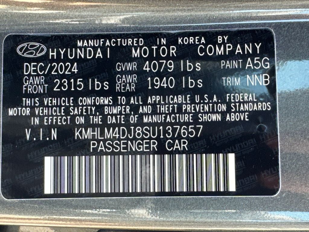 2025 Hyundai Elantra Hybrid Blue