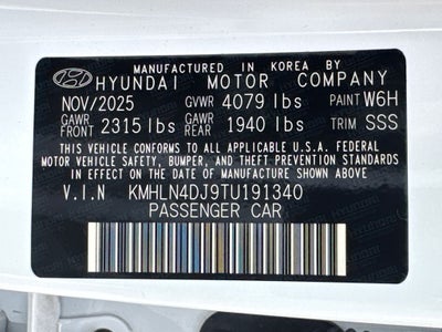 2026 Hyundai Elantra Hybrid Limited