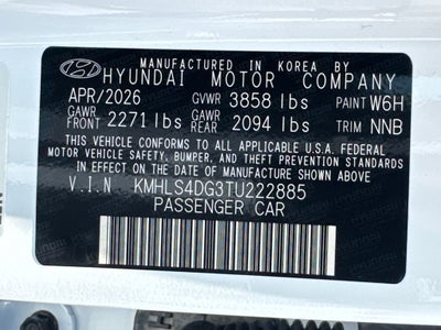 2026 Hyundai Elantra SEL Sport
