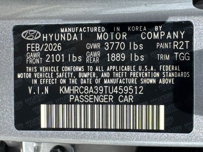 2026 Hyundai Venue SEL