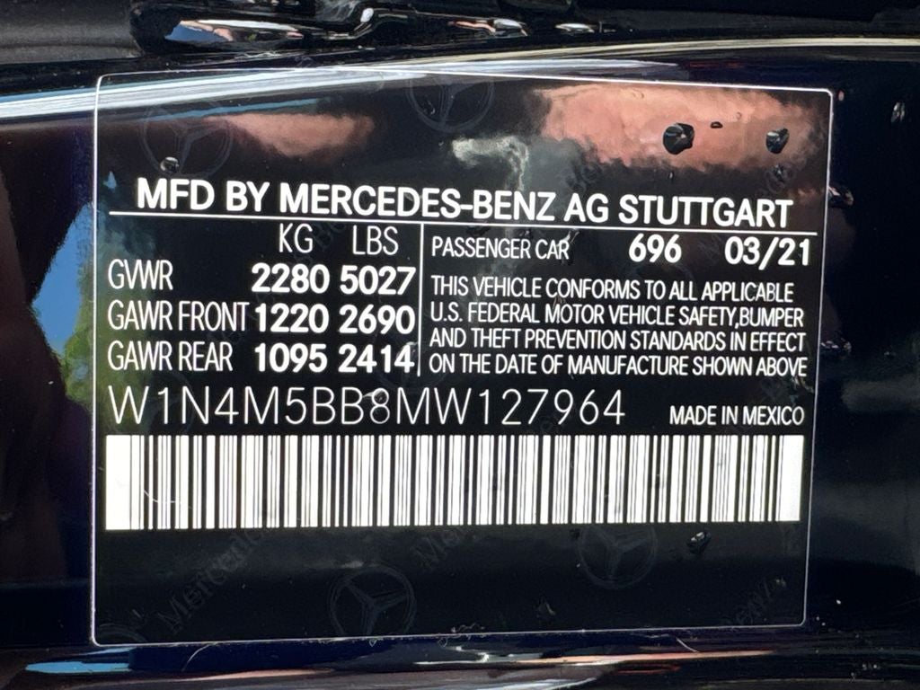 2021 Mercedes-Benz GLB GLB 35 AMG® 4MATIC®