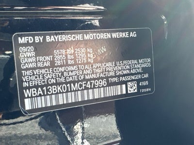 2021 BMW 5 Series M550i xDrive