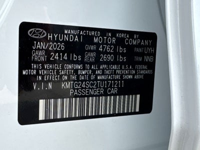 2026 Genesis G70 2.5T PRESTIGE