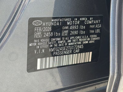 2026 Genesis G70 3.3T PRESTIGE GRAPHITE