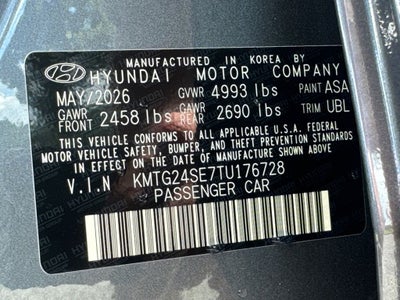 2026 Genesis G70 3.3T PRESTIGE GRAPHITE
