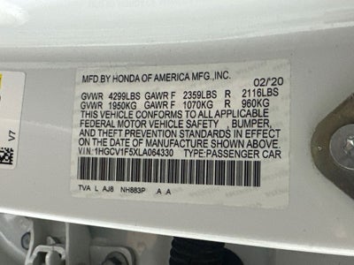2020 Honda Accord EX-L